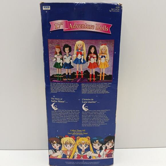 Vintage Sailor Moon 17" Sailor Mars Adventure Doll Irwin Toys 1990s Rare #53700 - Picture 9 of 16